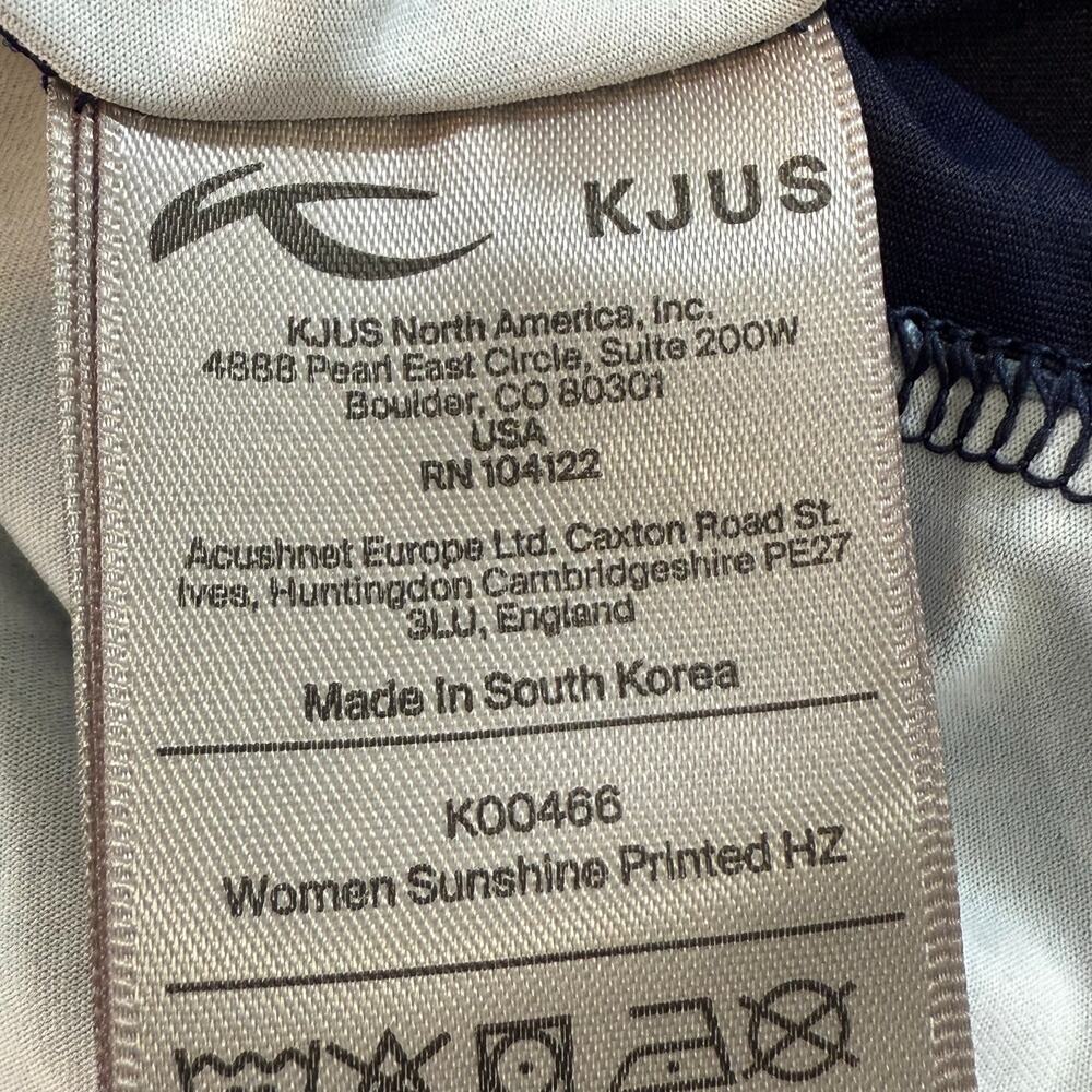 Kjus Sunshine Printed HZ Performance Shirt Size XL Sport Fit Golf Pickleball - Picture 10 of 16